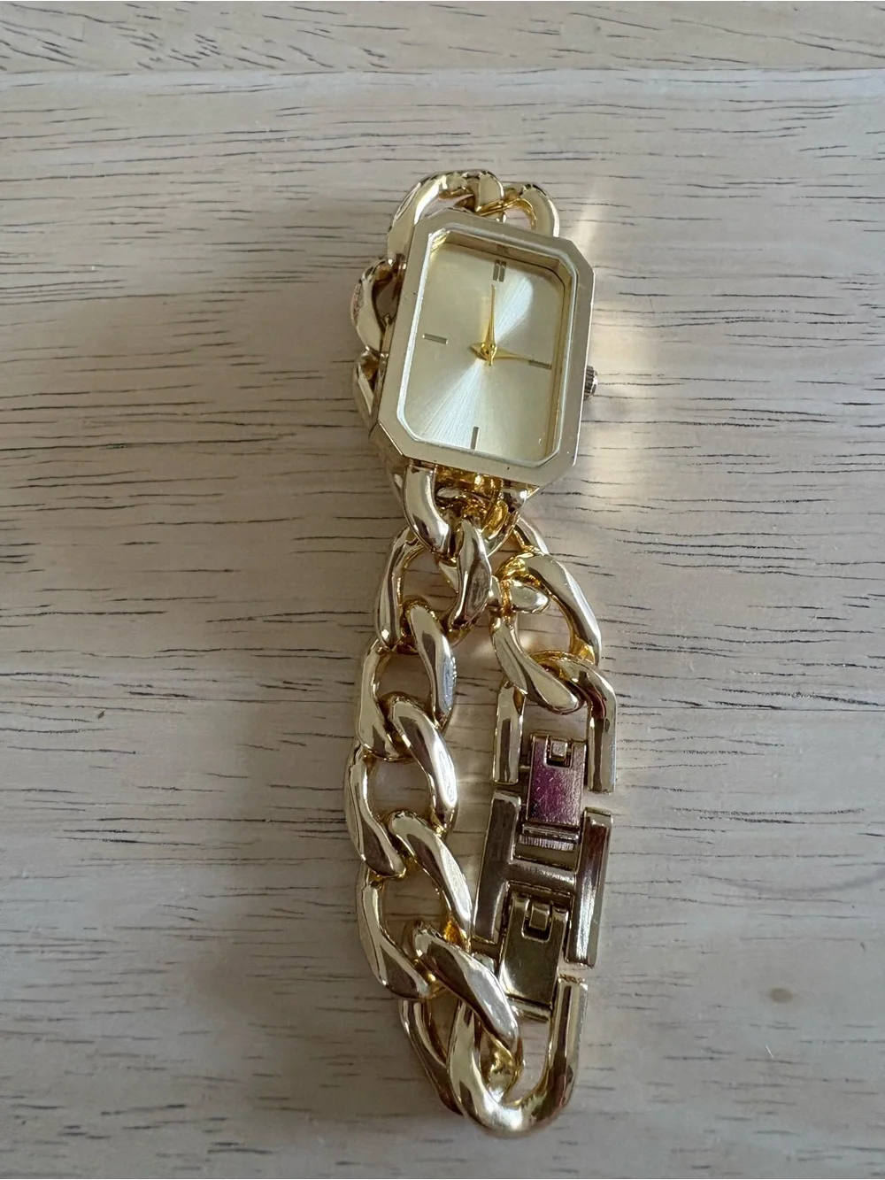 Women's Gold-Tone Chain Link Bracelet Watch